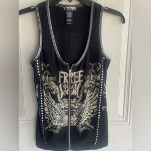 Los Angeles bus stop womens tank. NWOT. Size small